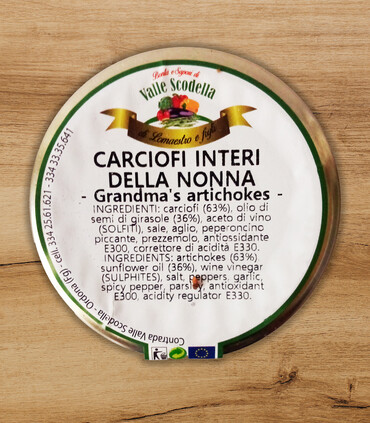 Grandma's whole artichokes